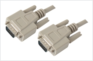 DB 09P MALE / DB 09P MALE 5C SHIELDED ASS. TYPE NULL MODEM CABLE 1.5 MTR
