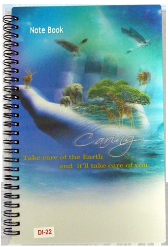 Chief 3D Note Book With Box Go Green