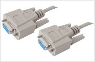 DB 09P FEMALE / DB 09P FEMALE 5C SHIELDED ASS. TYPE NULL MODEM CABLE 1.5 MTR