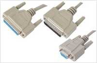 Db 25p Male / Db 25p Female+ Db 09p Female 9c, 13c Ass. Type Modem Cable 1.5 Mtr