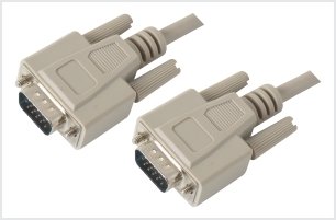 DB 09P MALE / DB 09P MALE 9C MOULDED SERIAL DATA CABLE 1.5 MTR