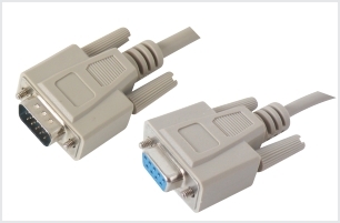 DB 09P MALE / DB 09P FEMALE 9C ASS. TYPE SERIAL DATA CABLE 1.5 MTR