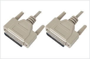 DB 25P MALE / DB 25P MALE 25C MOULDED SERIAL DATA CABLE 1.5 MTR
