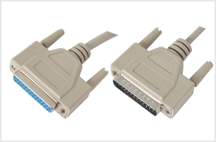 DB 25P MALE / DB 25P FEMALE 25C ASS. TYPE SERIAL DATA CABLE 1.5 MTR