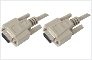 HDDB 15P MALE / DB 09P MALE 9C MOULDED  MONITOR CABLE 1.5 MTR