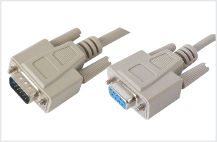 HDDB 15P MALE / HDDB 15P FEMALE 15C MOULDED  MONITOR CABLE 1.5 MTR