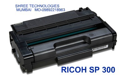 Ricoh SP300 Toner Cartridge - Plastic Material, 10 x 8 x 5 cm Dimensions | Designed for Laser Printers with New Condition