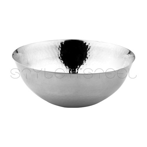 Hammered Deep Bowl