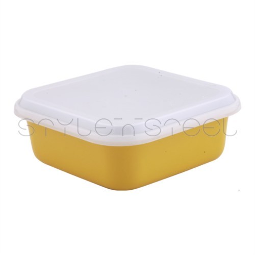 Color Square Lid Bowl