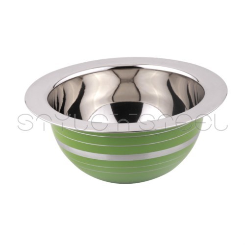 Color Wide Rim Bowl