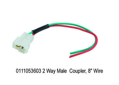 Way Male Coupler, 8 Wire