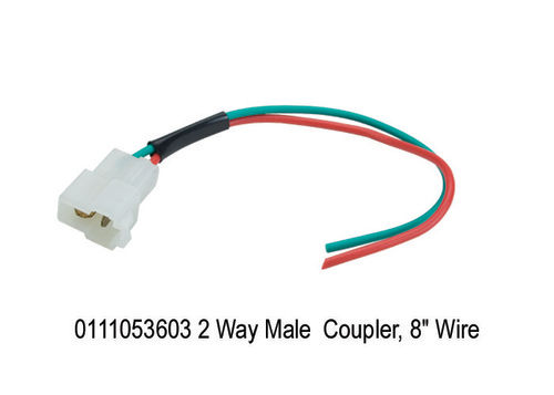 Way Male Coupler, 8 Wire