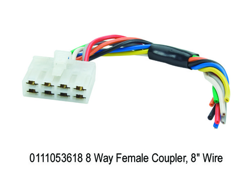 8 Way Female Coupler, 8 Wire