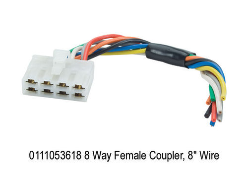 8 Way Female Coupler, 8 Wire