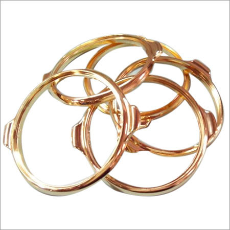 Plastic Caser Roll Ring Electroplating - Plastic, Diameter 5-50mm, Gold Color, Variable Thickness | Corrosion & Wear Resistance, Enhanced Glaze, On-Time Execution, Reliable Service