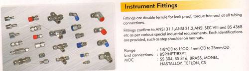 Instrument Fittings