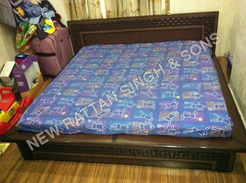 Teak Wood Double Bed