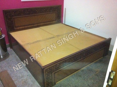 Wooden Double Bed Set