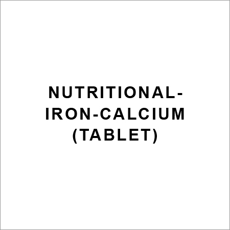 Nutritional Iron Calcium Tablet