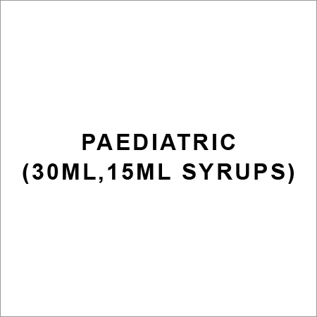 Paediatric Syrups