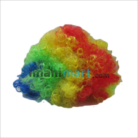 Cheering Curly Malinga wig