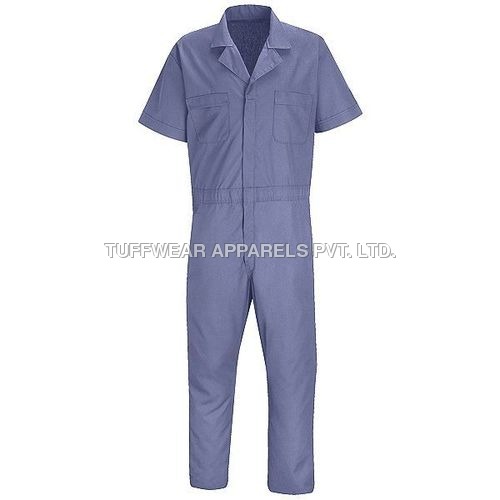 Coverall - Cotton Blend, S-XXL, Blue | Durable Fabric, Full Protection, Multiple Pockets, Breathable Material