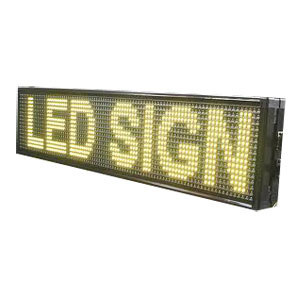 Yellow LED Sign Board