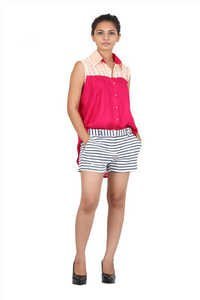 Pink Rayon Kurti