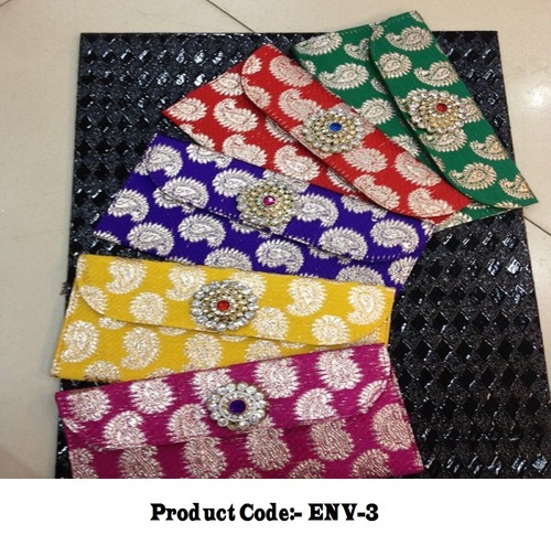 Pearl Broach Designer Envelope