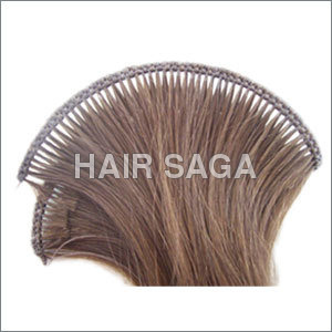 Hand Tied Weft Human Hair