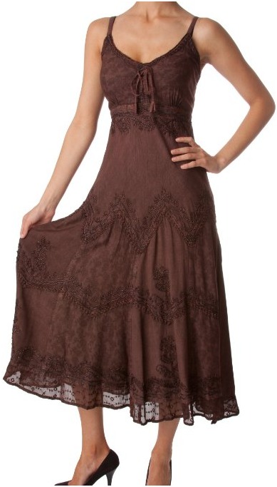 ACID WASH LONG DRESS