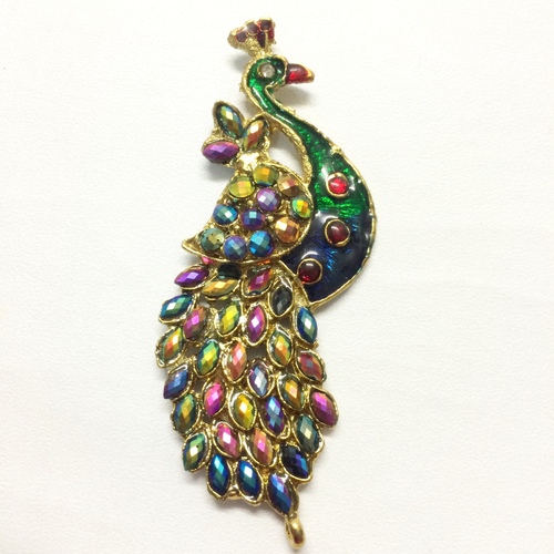 Peocock brooch