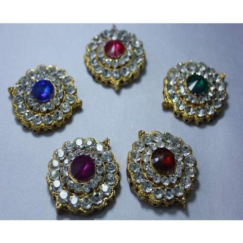 Diamond Stone Brooch