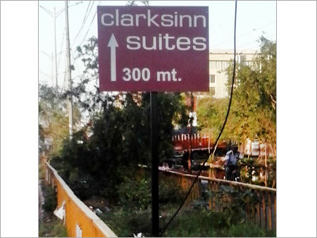 Glass & Road Sign