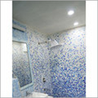 Bathroom Interior Designing - Ceramic Tile, Variable Dimensions, Blue | Aesthetic Appeal, Durable Design, Easy Maintenance, Water Resistance
