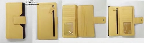 Yellow Designer Classic Ladies Wallet