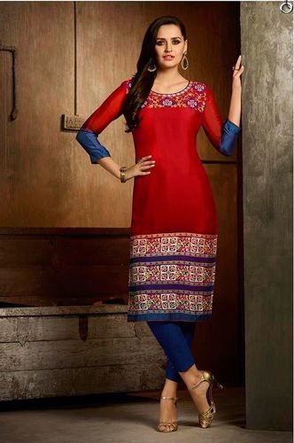 Good Looking Multi-Color Georgette Kurti