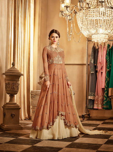 Muliticolour Pakistani Anarkali Stylish Salwar Khameez