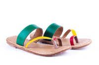 Colourful Leather Slippers