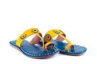Fluorescent Leather Slipper