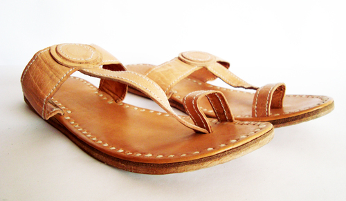 Brown Ladies Slippers