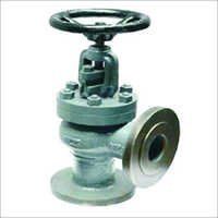 BAJAJ Cast Steel Globe Valve Angle Pattern IBR