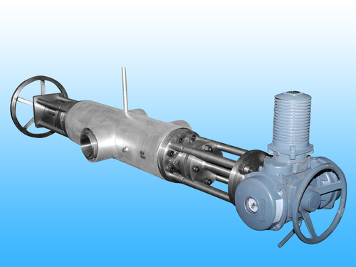 3 Way jacketed valve with actuators