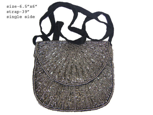 shoulder bag bead work