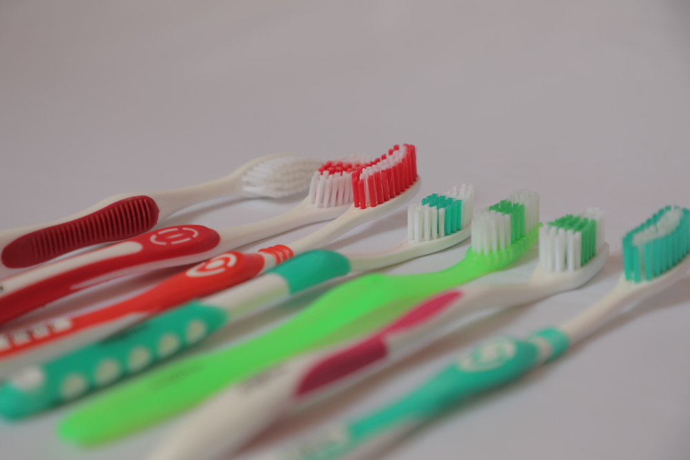 Coloured plastic Tooth Brush