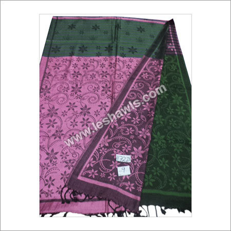 Purple & Green Viscose Stoles