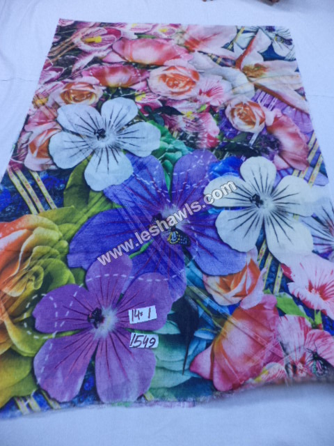 Cotton Digital Printed Stoles - 100% Fine Quality Cotton, 70x200 cm | Bright Multi Floral, Modern, Animal Printed, Custom Designs