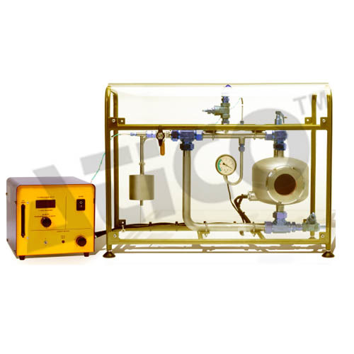 Saturation Pressure Apparatus - Bench Top Unit with Rectangular Pipe Loop, Controlled Heating and Pressure Measurement Features