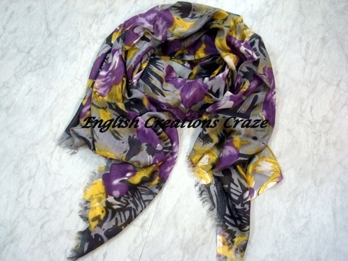 Multi Color Indian Rayon Stoles