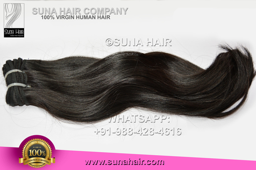 Tangle free straight remy indian virgin hair